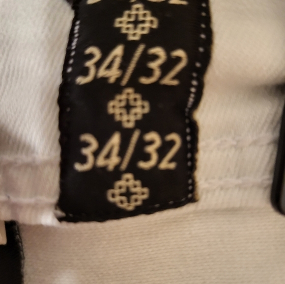 8ighth Dstrkt white denim Graffiti mens 34WX32L - Picture 6 of 16